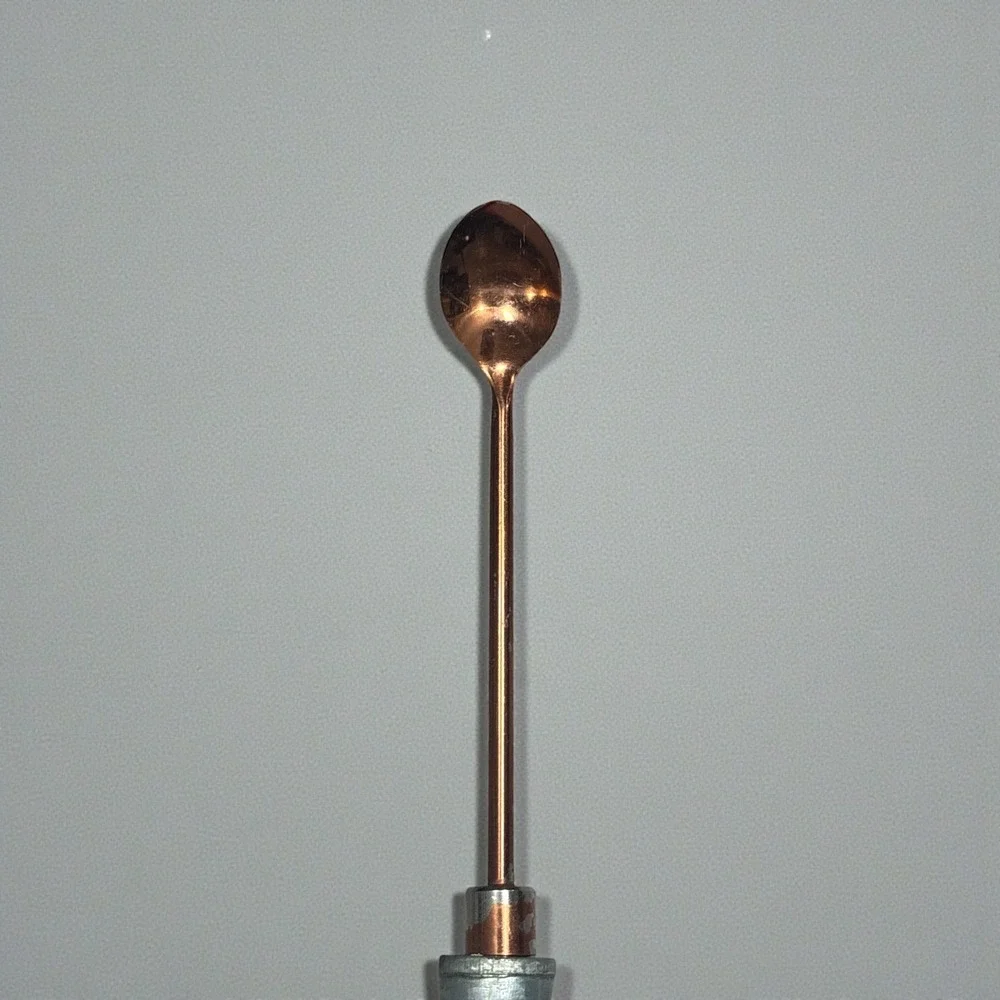 Copper Tasting Spoon with Heavy Weighted Handle‎